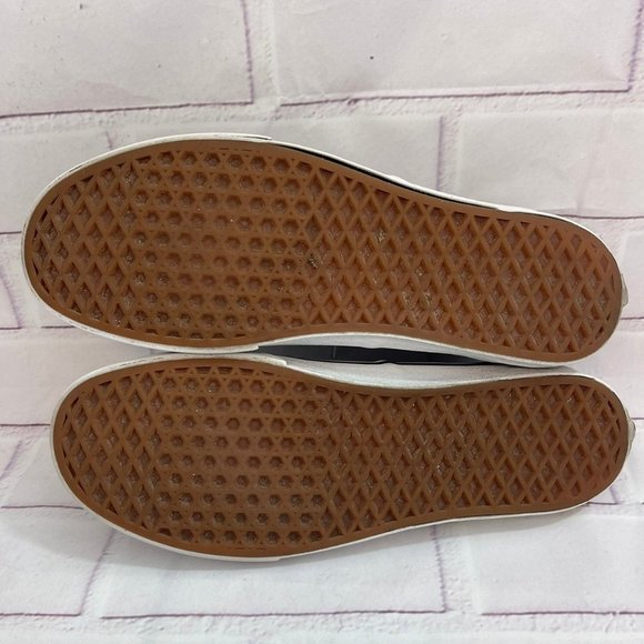 VANS Authentic Canvas Skate Shoes MLB Chicago Cubs Print Design Baseball Sneaker - Picture 10 of 12